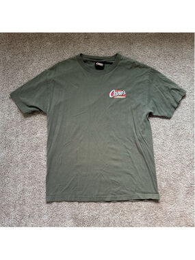 Raising Canes Green T Shirt Men’s Large